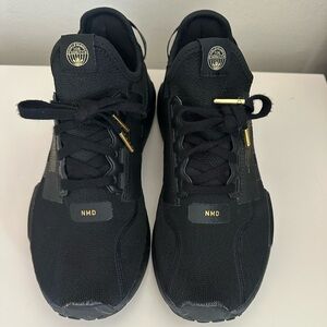 adidas Black and Gold Women's Sneakers